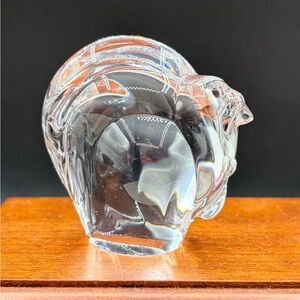 Vintage 2004 Steuben Crystal Hand Cooler TURKEY #5552